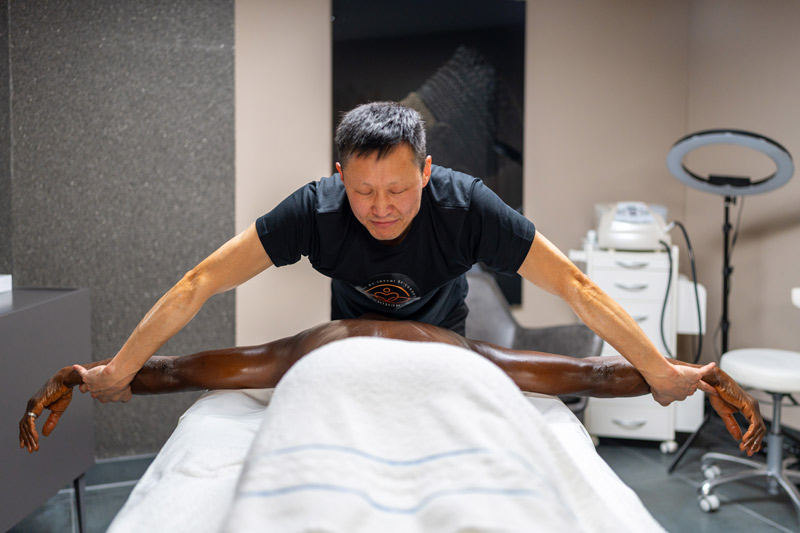 Shijir -Massage der Arme