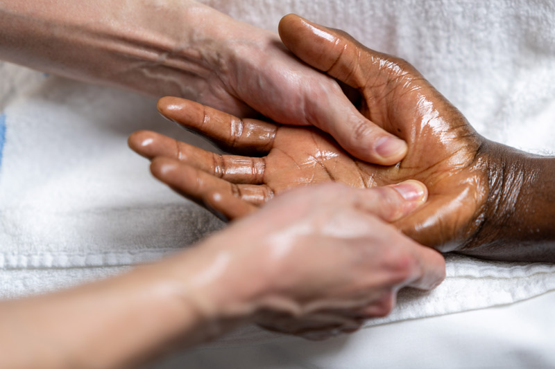 Shijir -Massage der Hand