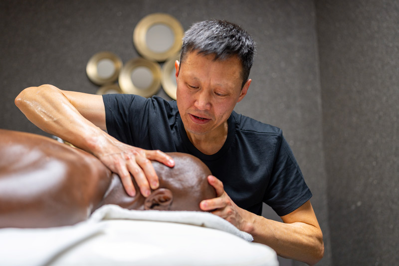 Shijir -Massage des Kopfs